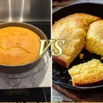 Golden skillet of Southern cornbread showcasing the focus keyphrase: What is the difference between cornbread and Southern cornbread?