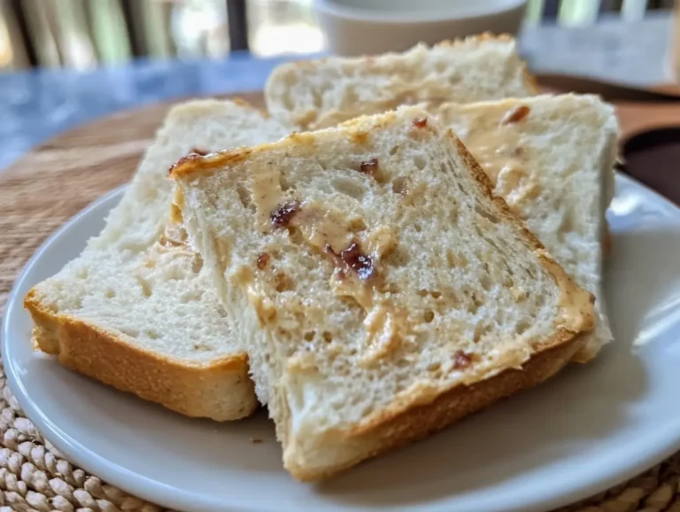 A variety of bread options displayed on a wooden cutting board, highlighting the best bread to use for peanut butter and jelly sandwiches.